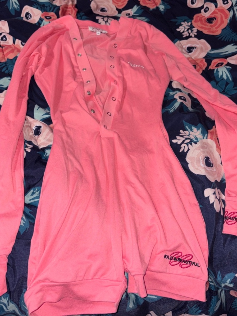 Pink romper